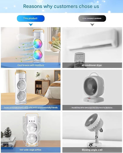 Mini Cooler Ended Spray Air Coling Fan USB
